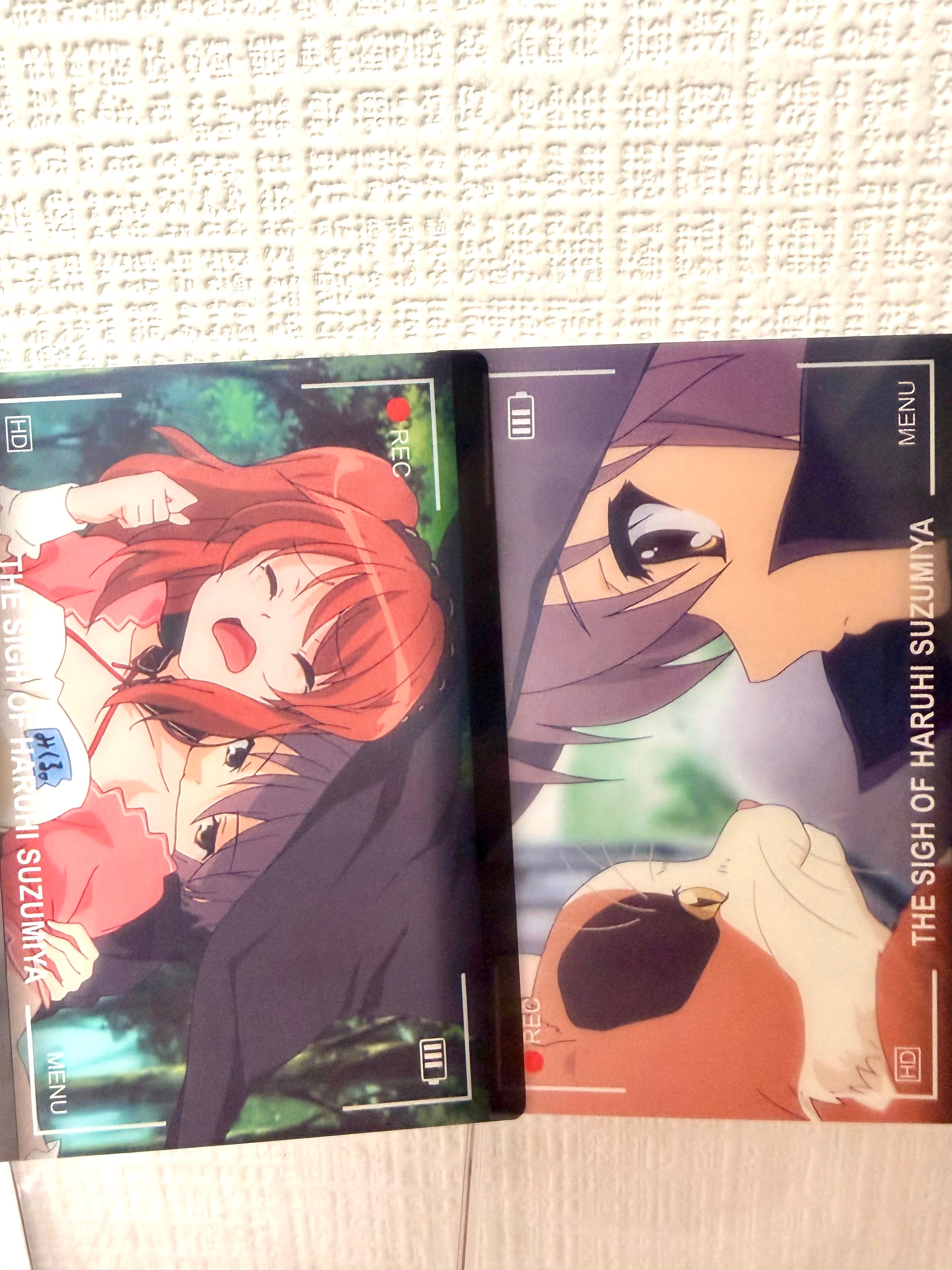 The Melancholy of Haruhi Suzumiya  Official Collector Card JP set of 2 263131