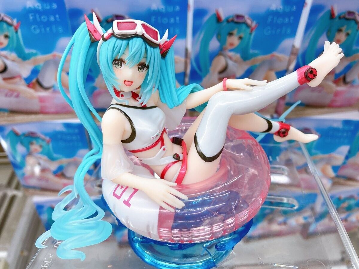 OPEN BOX Vocaloid Hatsune Miku Aqua Float figure