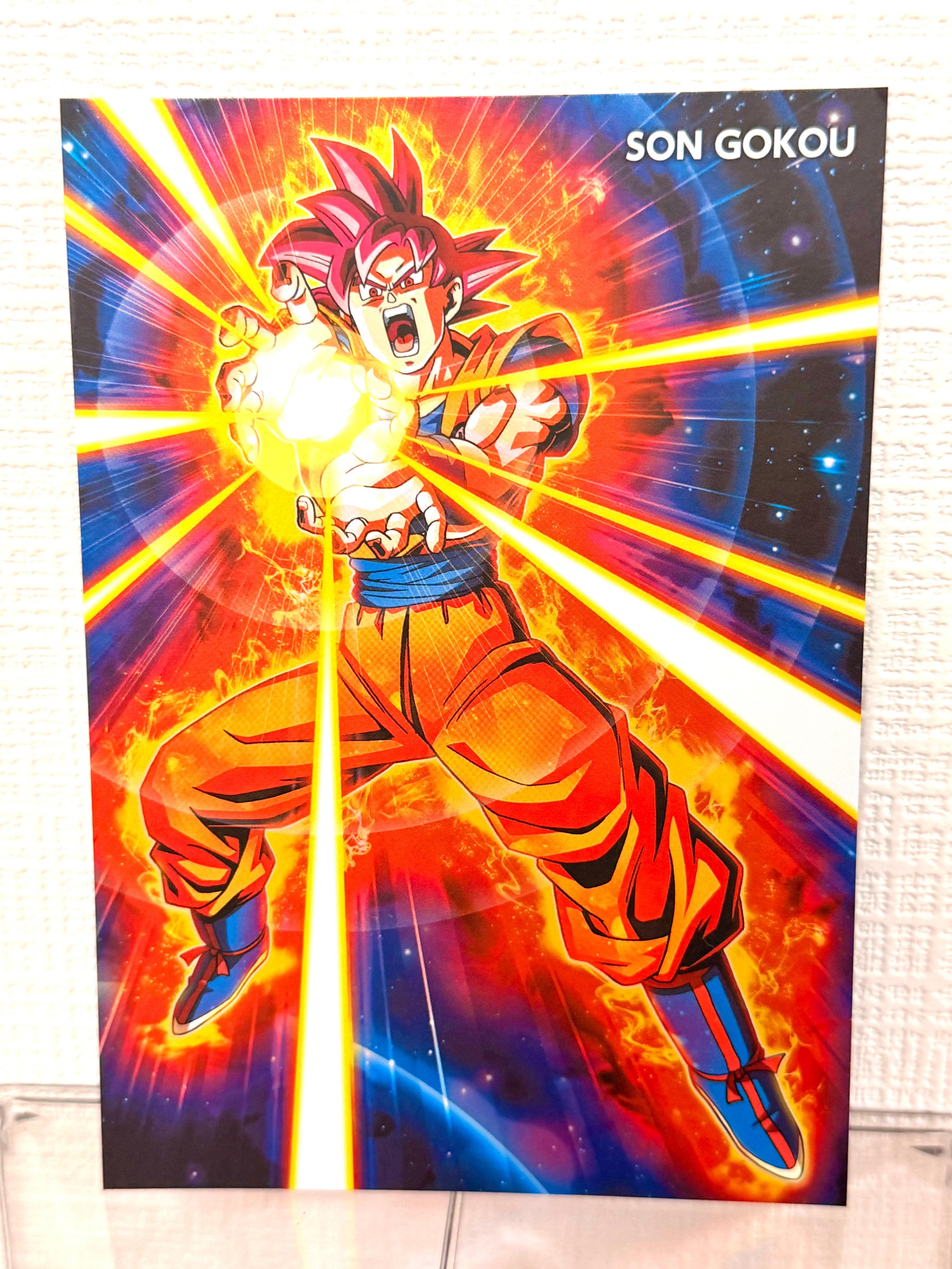 Dragon Ball Z  Official Collector Metallic Postard JP