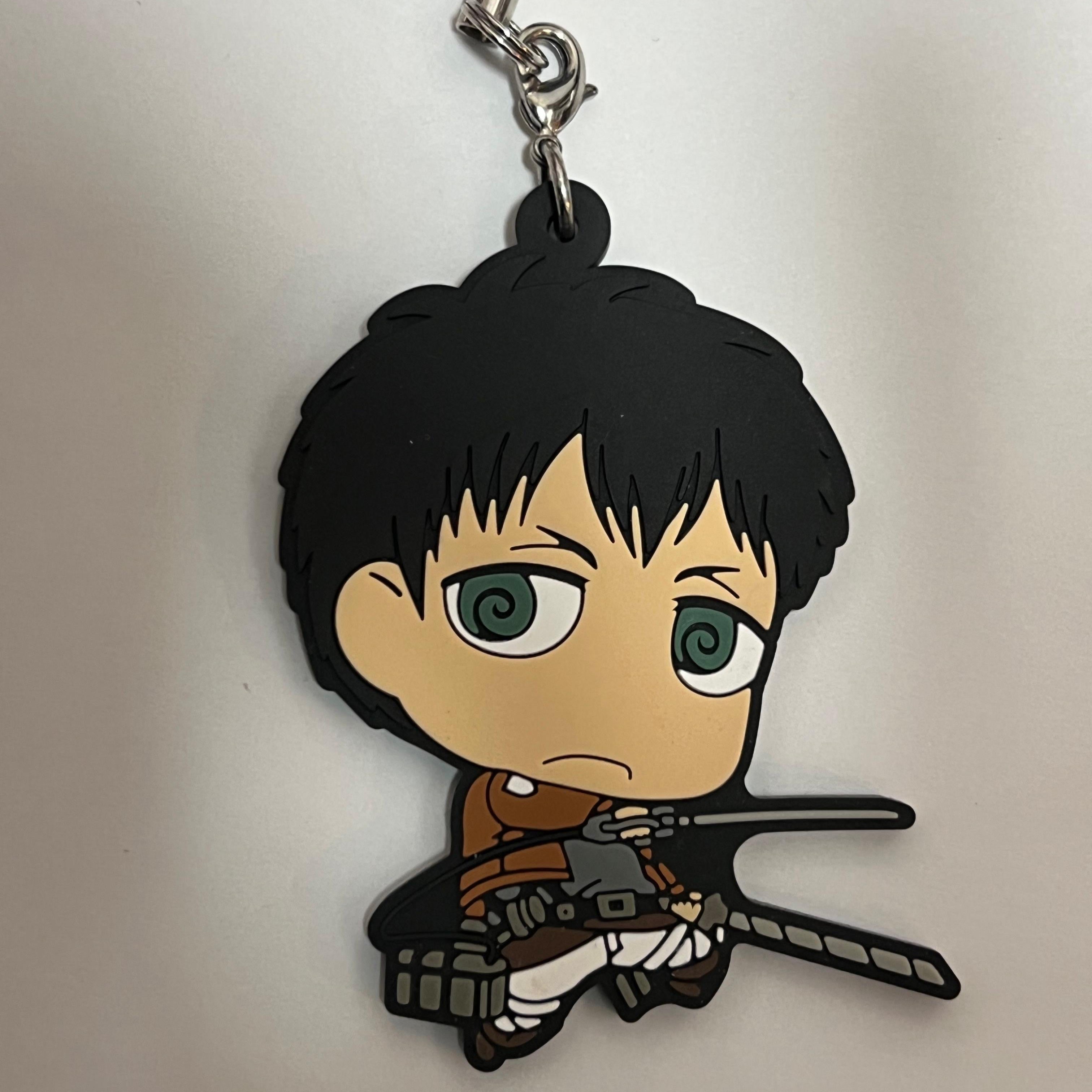 Attack On Titan Bertholdt Strap rubber key charm