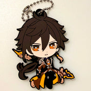 HoYoverse Genshin Impact Zhongli rubber keychain by Bushiroad