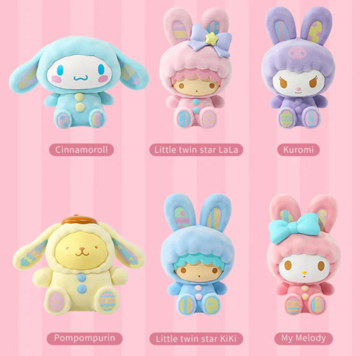 Sanrio: Fluffy Rabbit figures