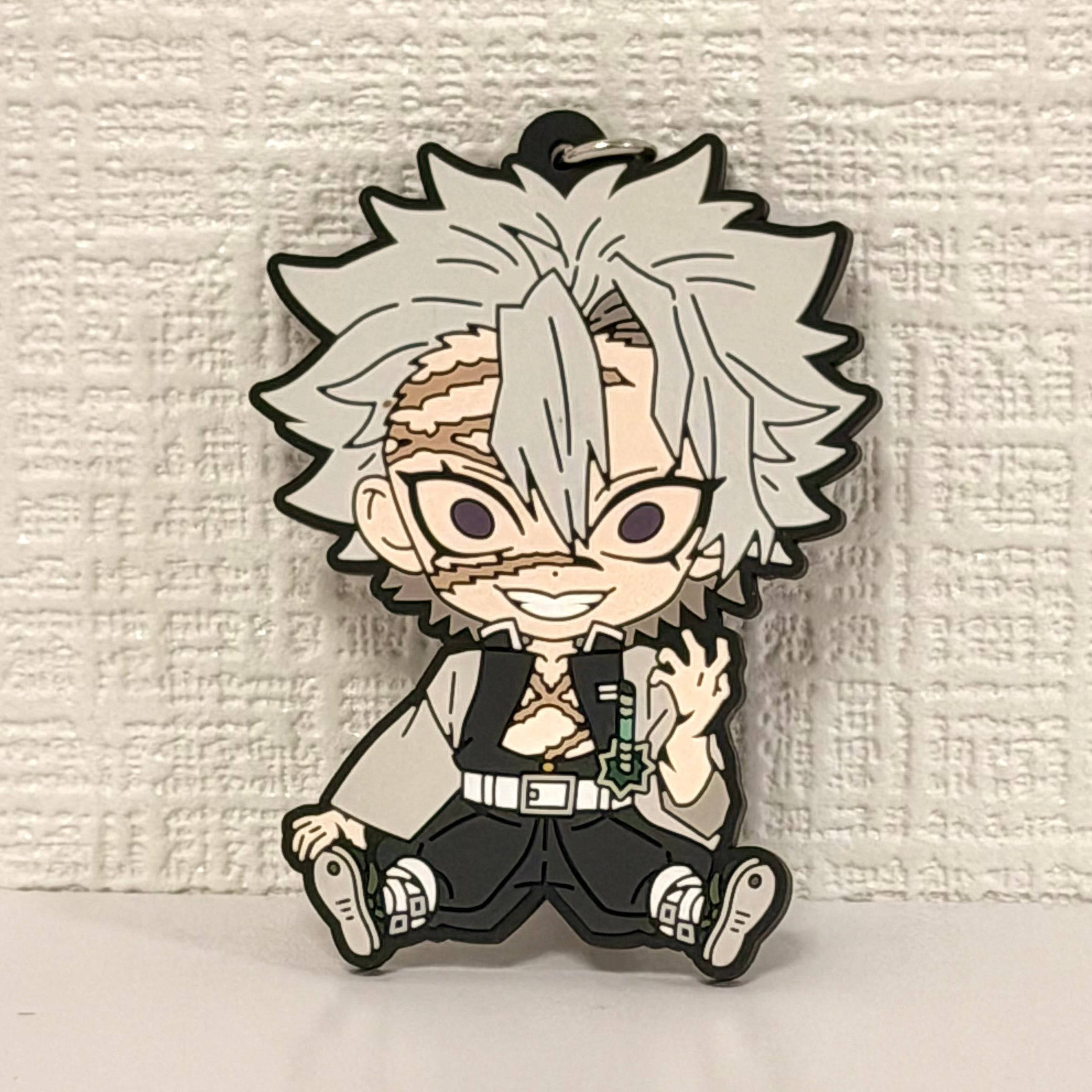 Demon Slayer Sanemi Official Rubber Keychain JP 263128