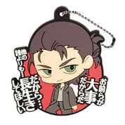 Attack on Titan The Final Season Rubber Mascot Gashapon Keychain With Taglines
