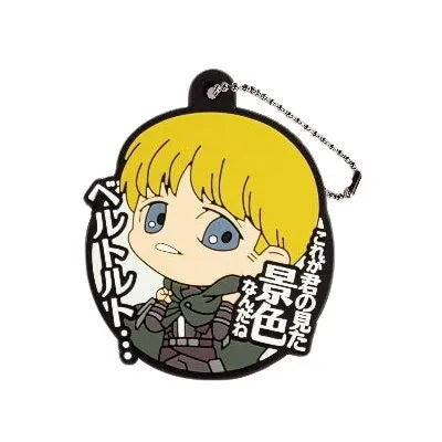 Attack on Titan The Final Season Rubber Mascot Gashapon Keychain With Taglines
