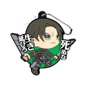 Attack on Titan The Final Season Rubber Mascot Gashapon Keychain With Taglines