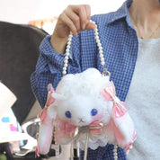 Bunny Plush Purse Pink