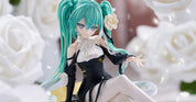 HATSUNE MIKU - FuRyu Noodle Stopper Figure - Flower Fairy White Rose Ver.