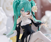 HATSUNE MIKU - FuRyu Noodle Stopper Figure - Flower Fairy White Rose Ver.