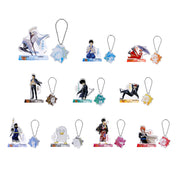 Gintama Acrylic Stand and Keychain Set Gashapon Keychain Charm