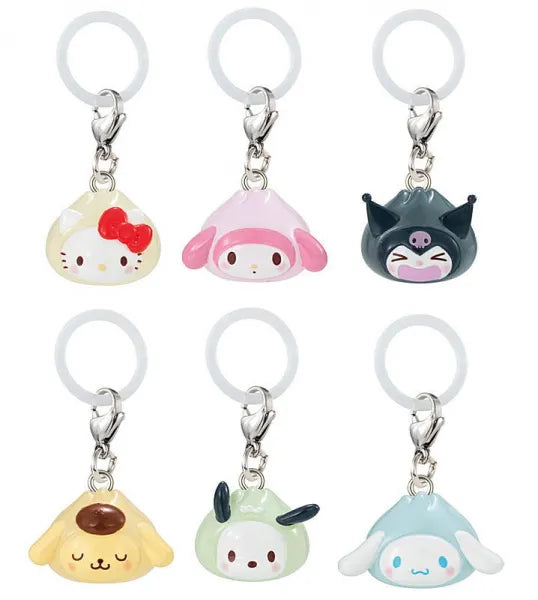 Sanrio Characters "Narikiriman" Mejirushi Mini Figure Keychain Gashapon