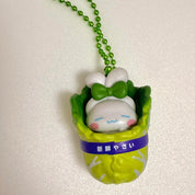 Sanrio Cinnamoroll Cabbage Mascot mini figurine keychain by Takara Tomy A.R.T.S