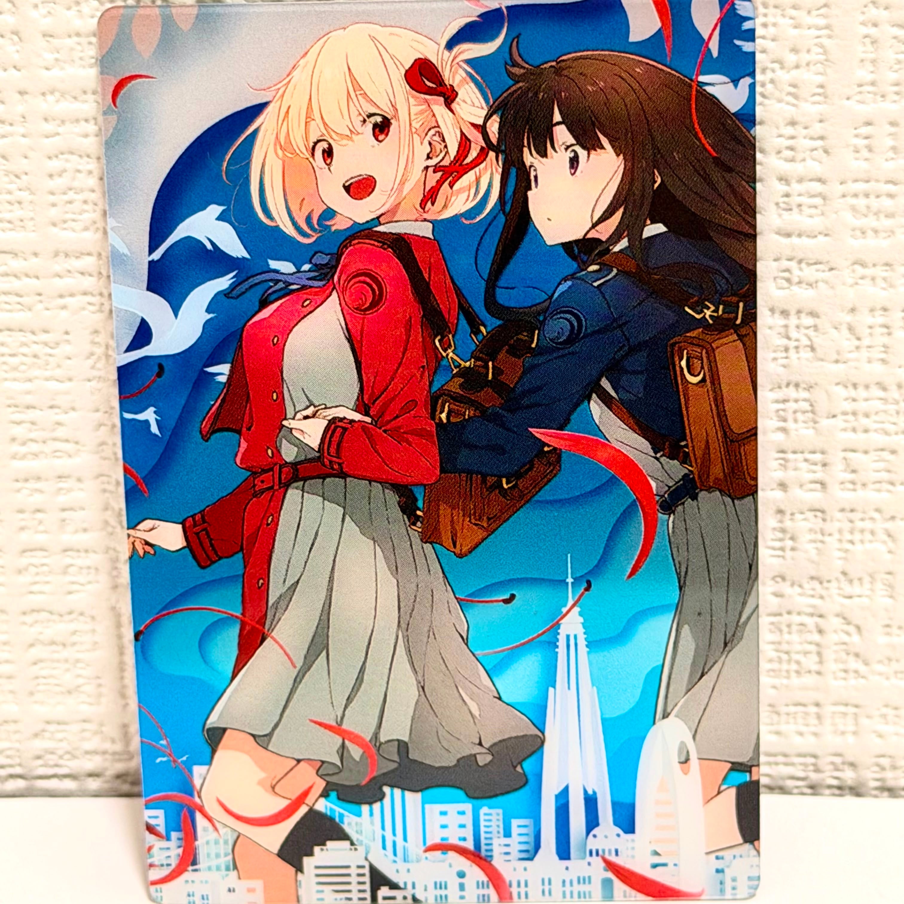 Lycoris Recoil Official Collector Card Chisato Nishikigi & Takina Inoue 01