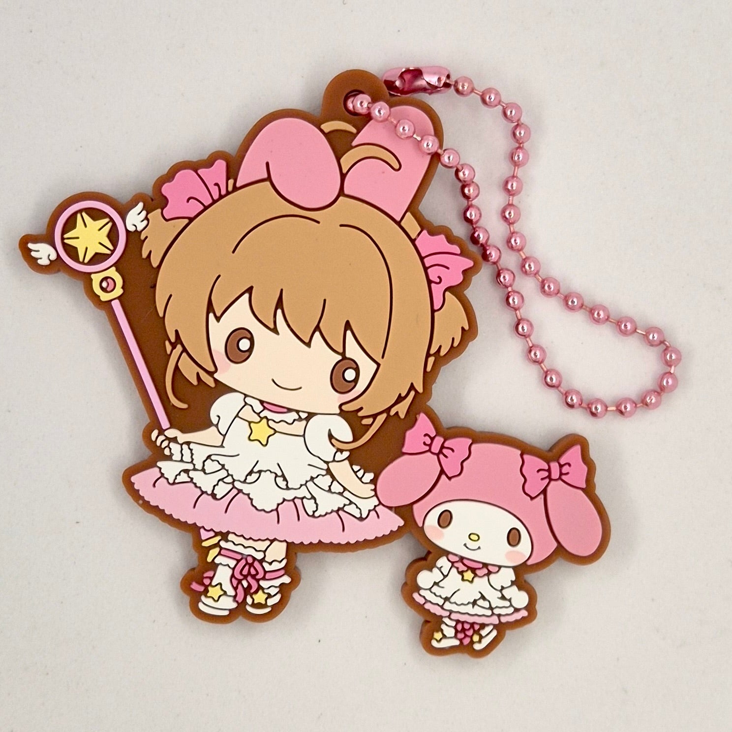 Sanrio x Card Captor Sakura Rubber Keychain Gashapon JP