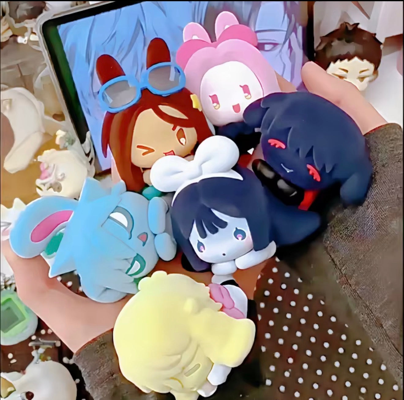 Alien Stage Rabbit Series Fluffy Sleeping Figure Blind Box