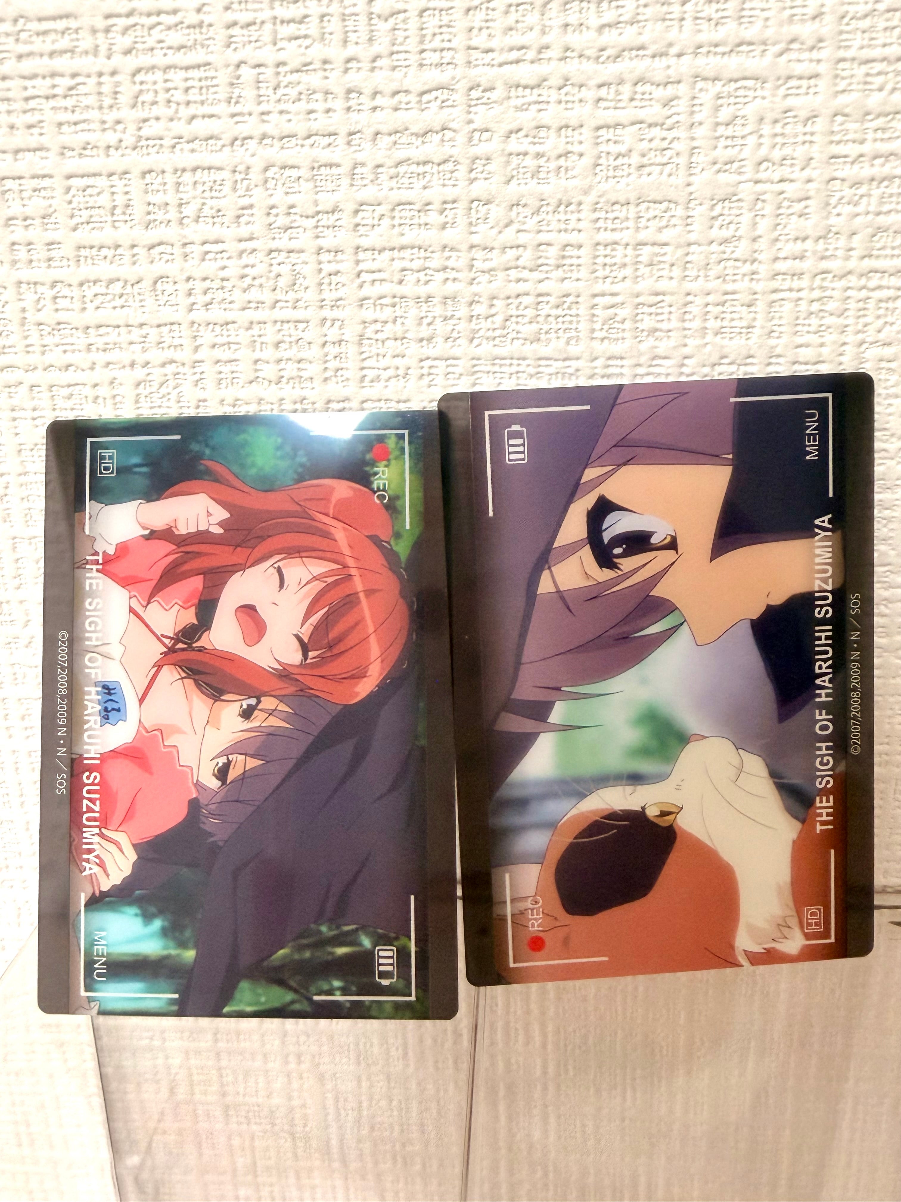 The Melancholy of Haruhi Suzumiya  Official Collector Card JP set of 2 263131