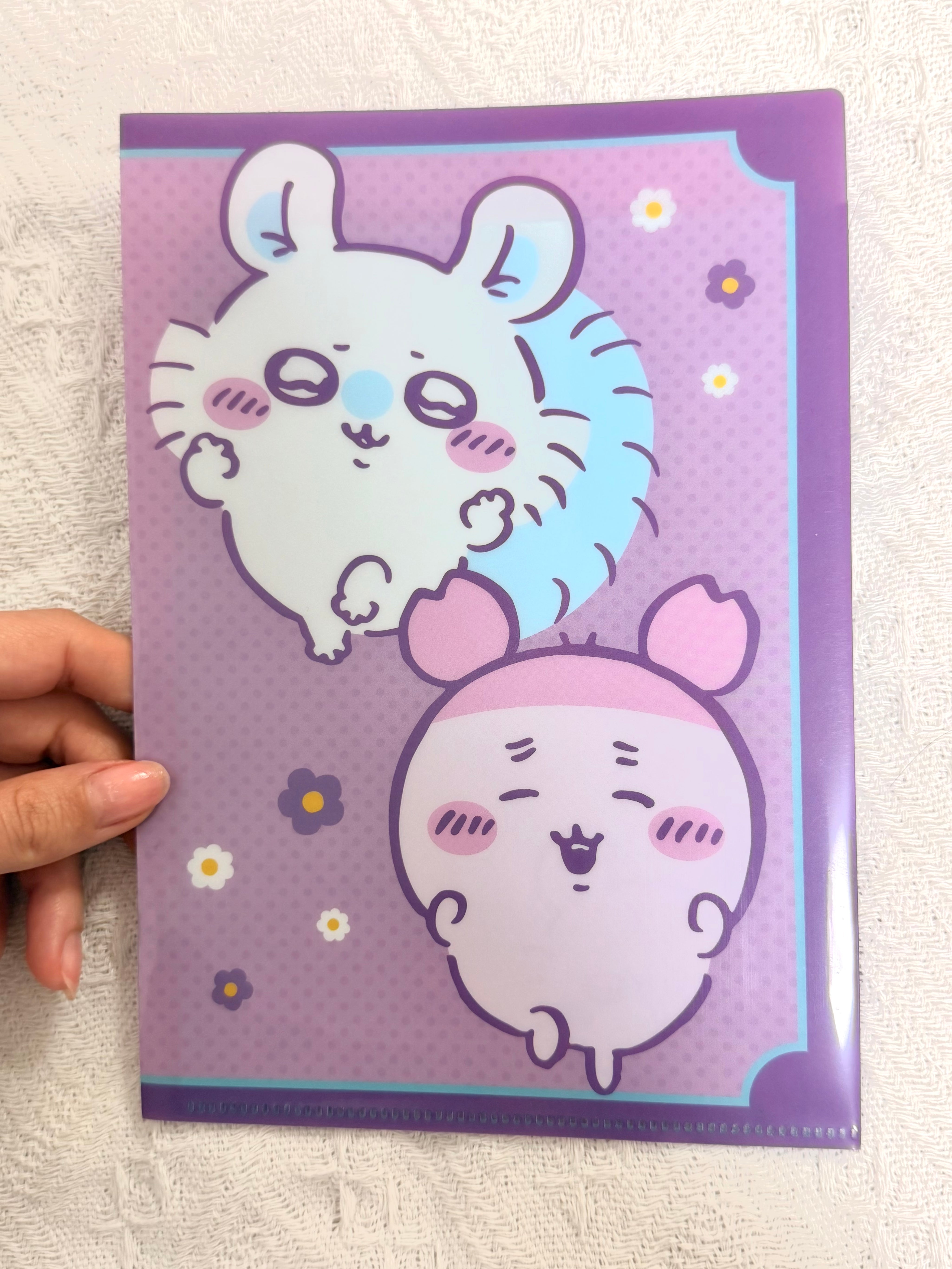 Chiikawa momonga and Kani Official Collector A5 Folder 263121