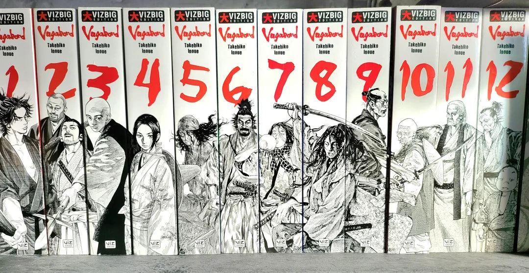 Vagabond Manga Vizbig Collector Editions 1-12 Sets of 3 English