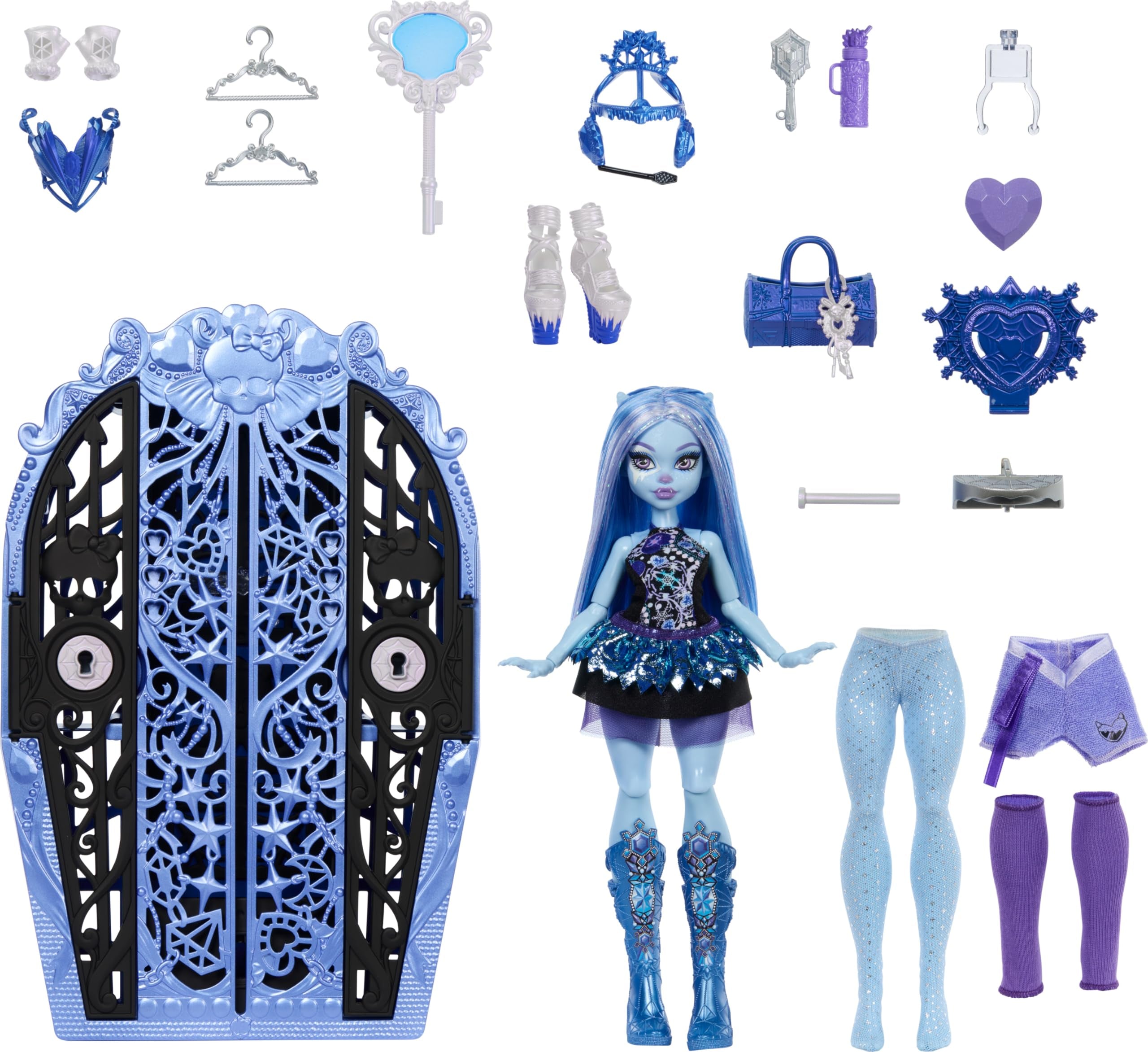 Monster High Skulltimate Secrets 4 Abbey Doll (open)