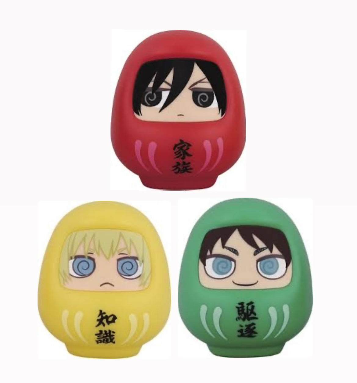 Attack On Titan Daruma Armin Eren Mikasa Ichiban Kuji