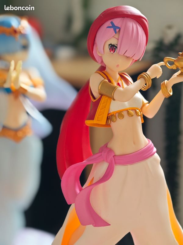 Re Zero Open Box Rem and Ram Arabian Nights Figure Set RARE figure by Furyu