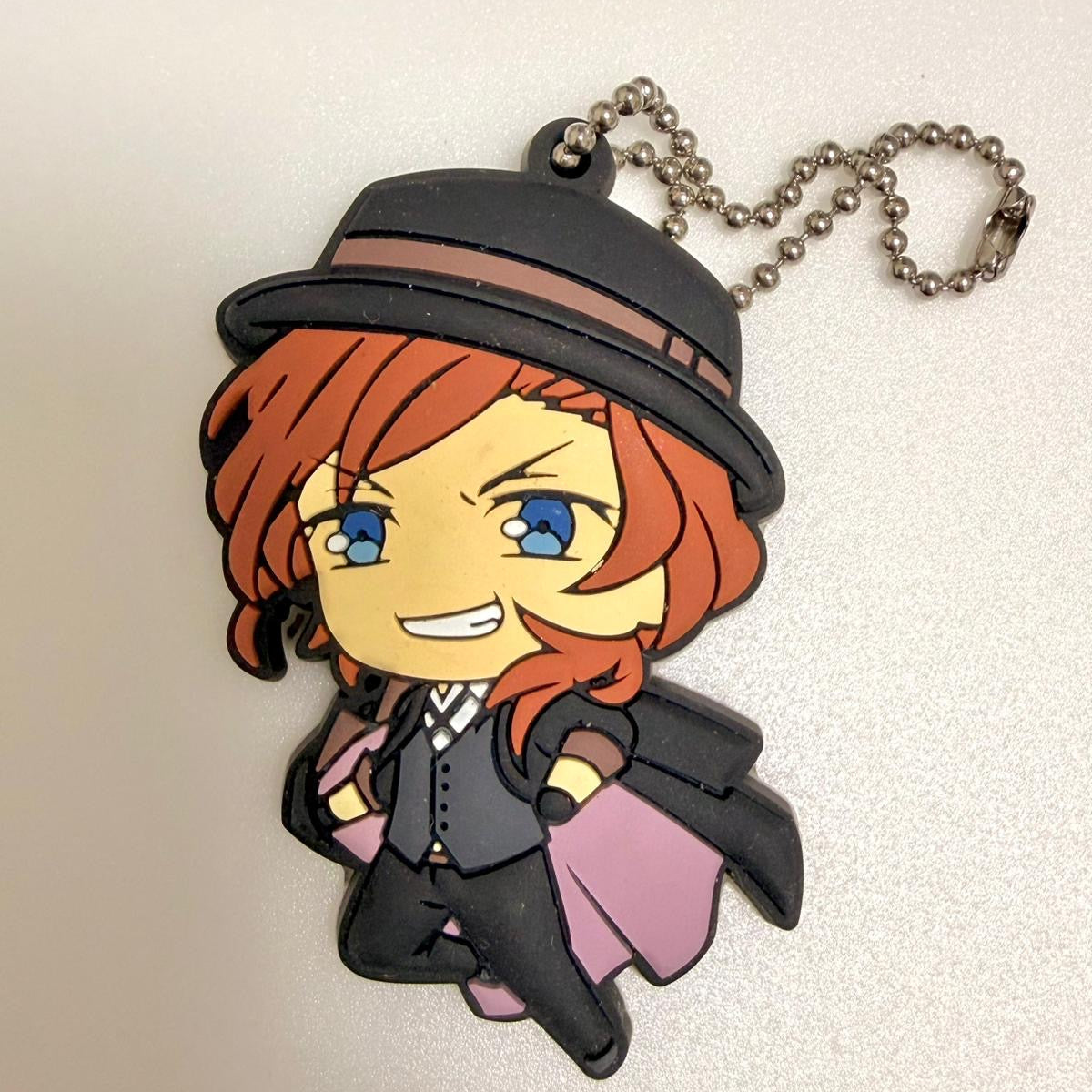 Bungo Stray Dogs Nakahara Chuuya rubber keychains