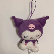 Sanrio - Kuromi  “Munyasuya” plush keychain JP