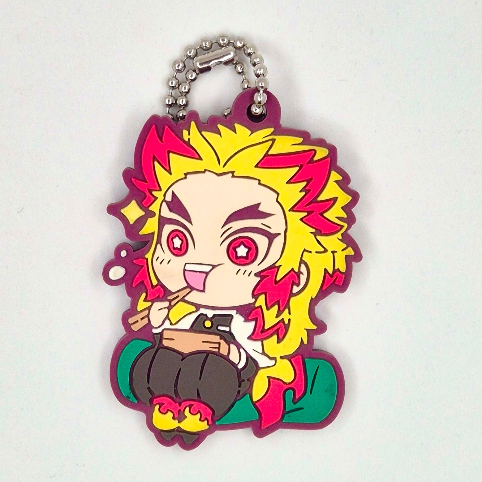 Demon Slayer Bandaid Series Gashapon Keychain Rengoku Kyojuro 2