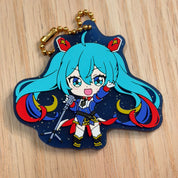 Hatsune Miku x Gundum Anniversary Special Project keychains