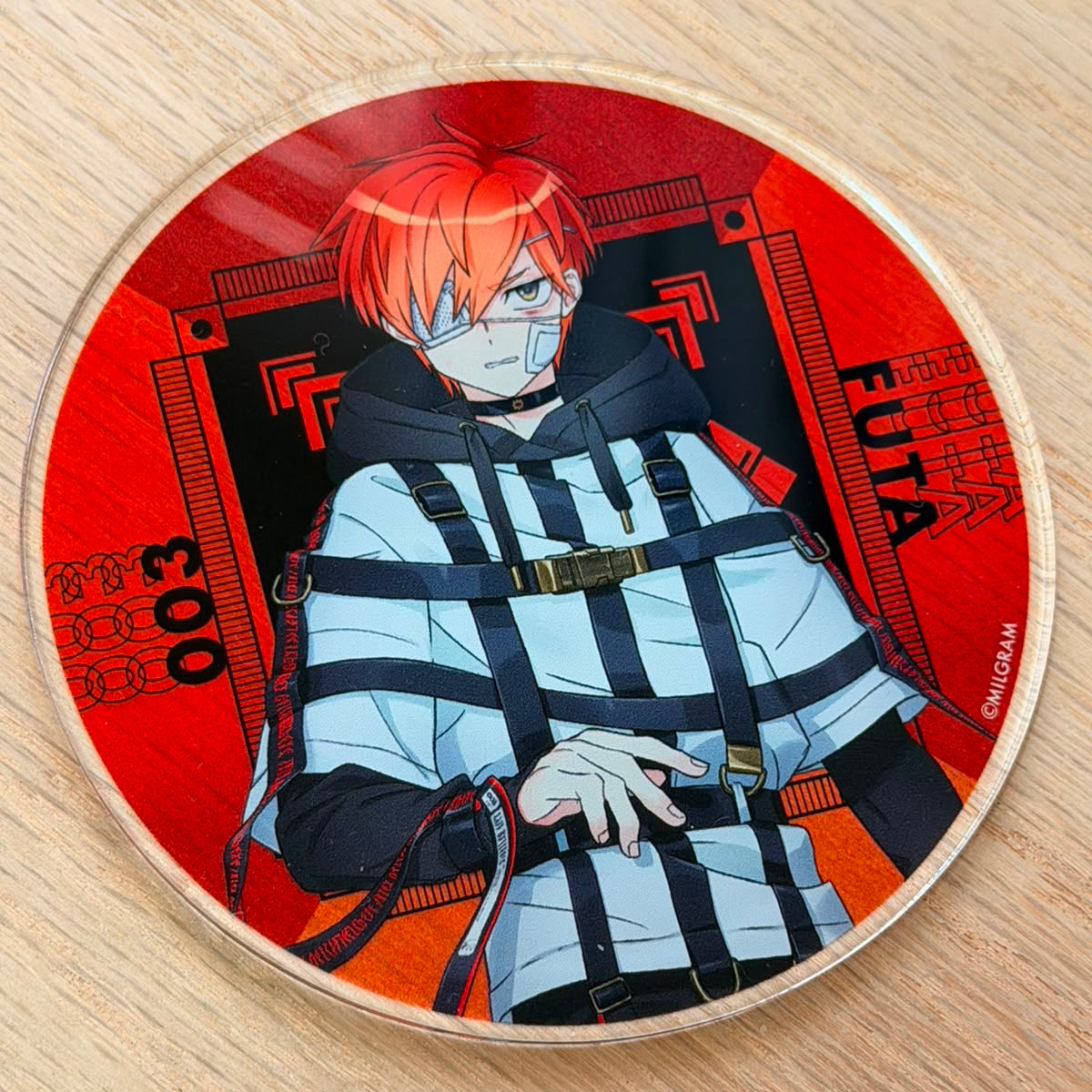 Prisoner No. 003 Fuuta acrylic coaster
