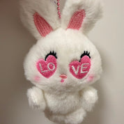 Foxy Illustrations bunny LOVE plush keychain JP