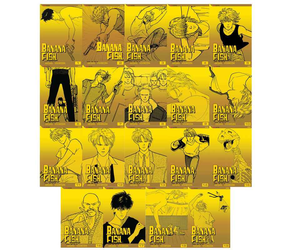 Banana Fish: (RARE) Complete Manga Volumes 1-19