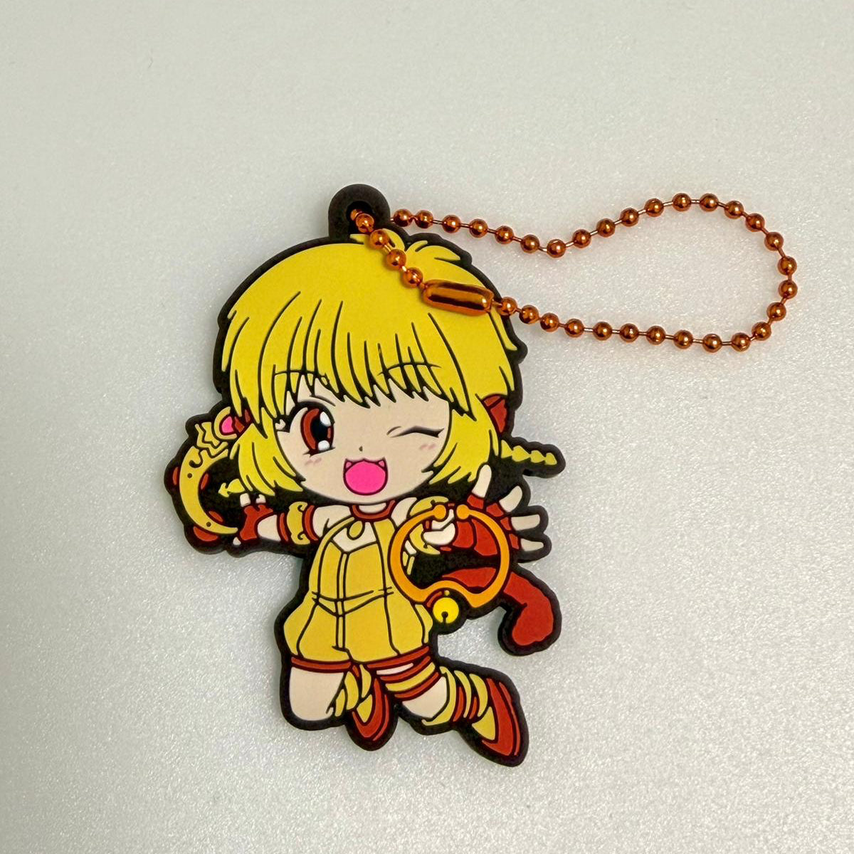 Tokyo Mew Mew Mew Pudding rubber keychain