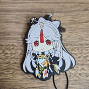Genshin Impact Ningguang Official Rubber Keychain Mascot Gashapon Strap Vol.3