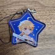 Genshin Impact Official Aether Acrylic Keychain Gashapon