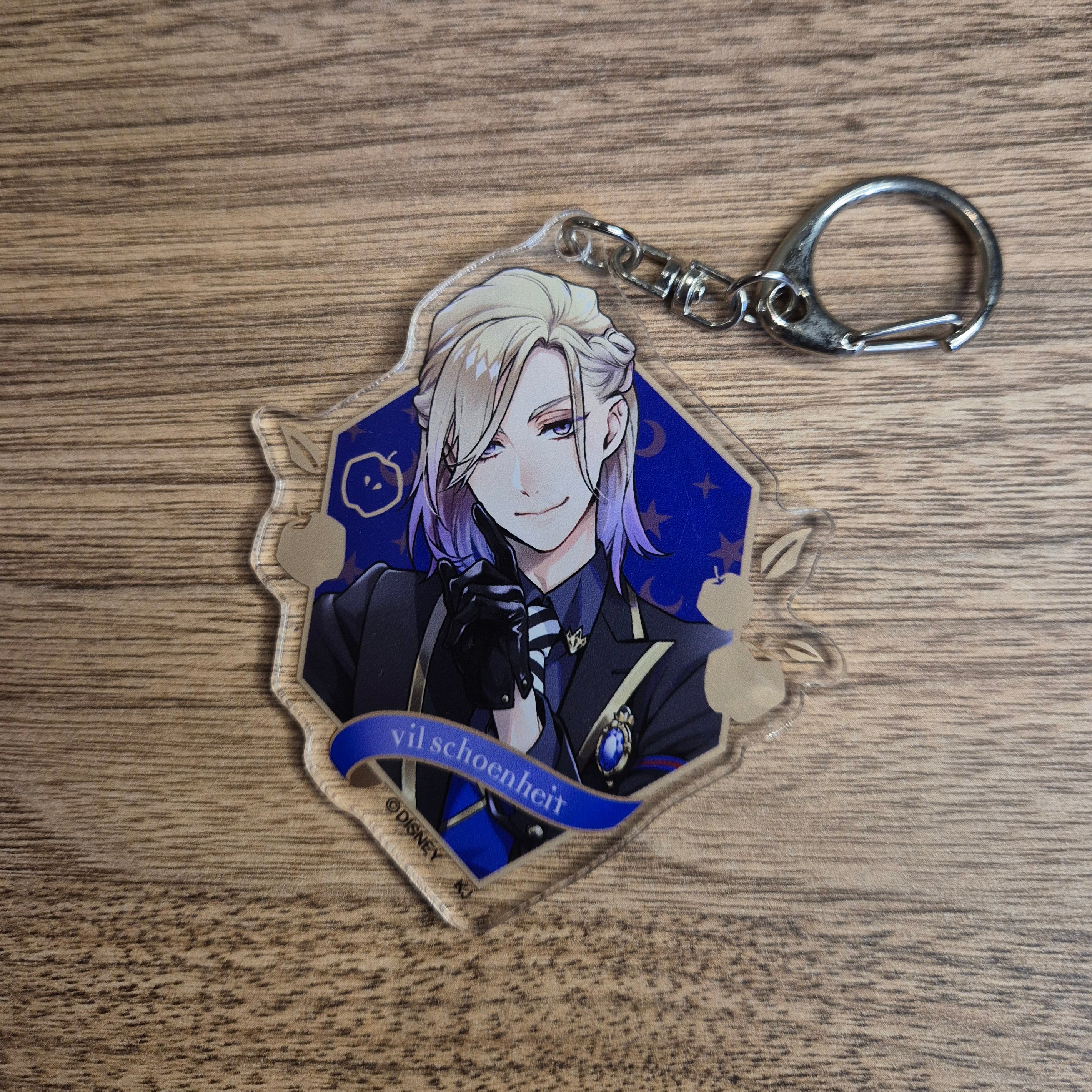 Twisted Wonderland Disney Vil Acrylic Keychain Gashapon