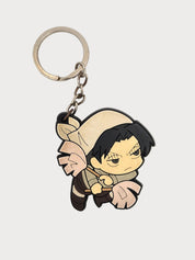 Attack on Titan Levi Rubber Mascot Tsumamare Gashapon Keychain