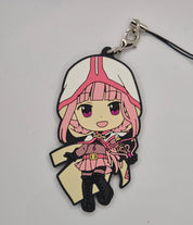 Puella Magi Madoka Magica Ichiban Kuji G Sayaka and Iroha Rubber Keychain 2017