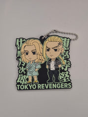 Tokyo Revengers Mikey & Draken Gashapon Rubber Keychain