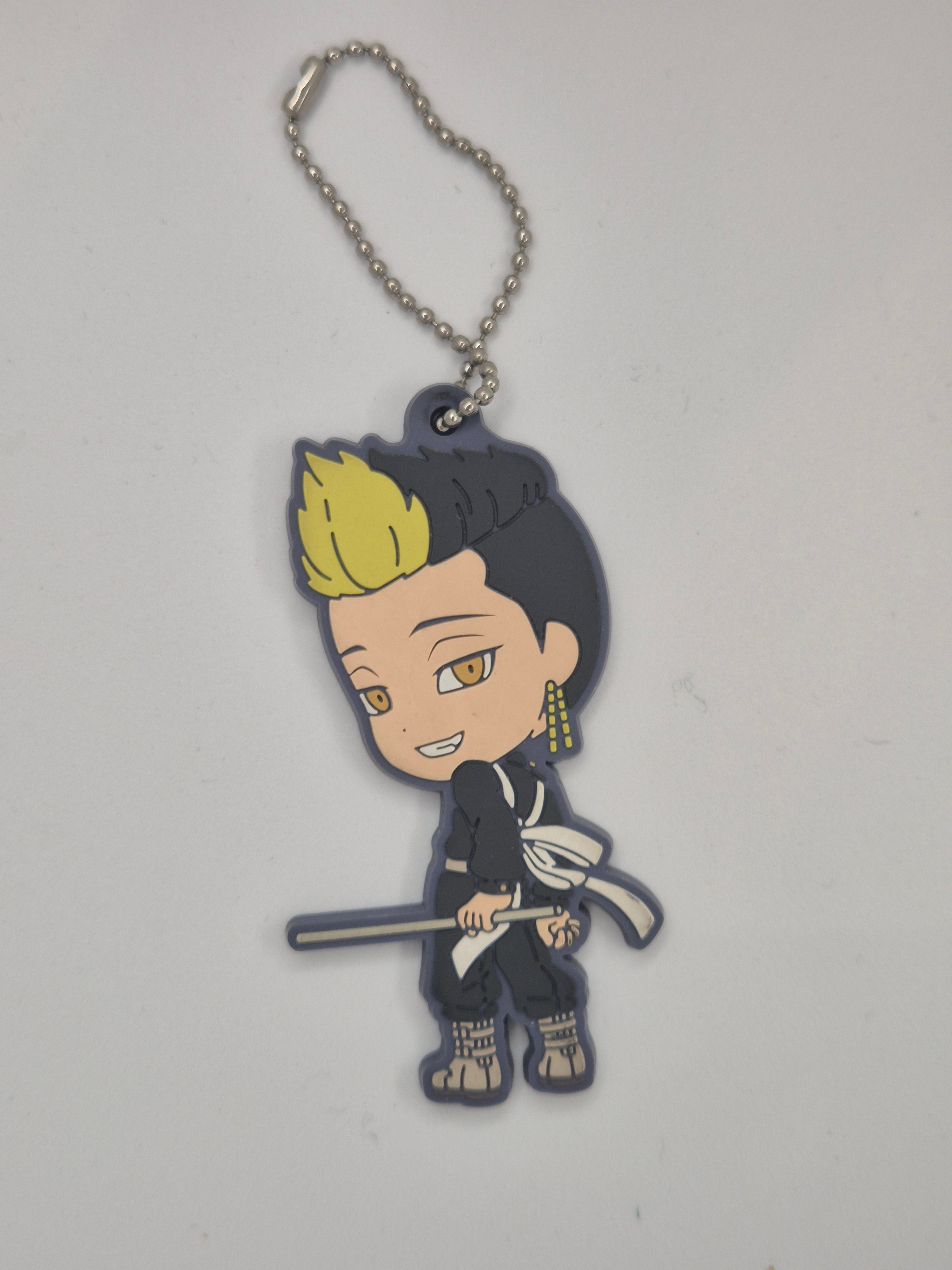 Tokyo Revengers Ichiban Kuji H Gashapon Rubber Keychain