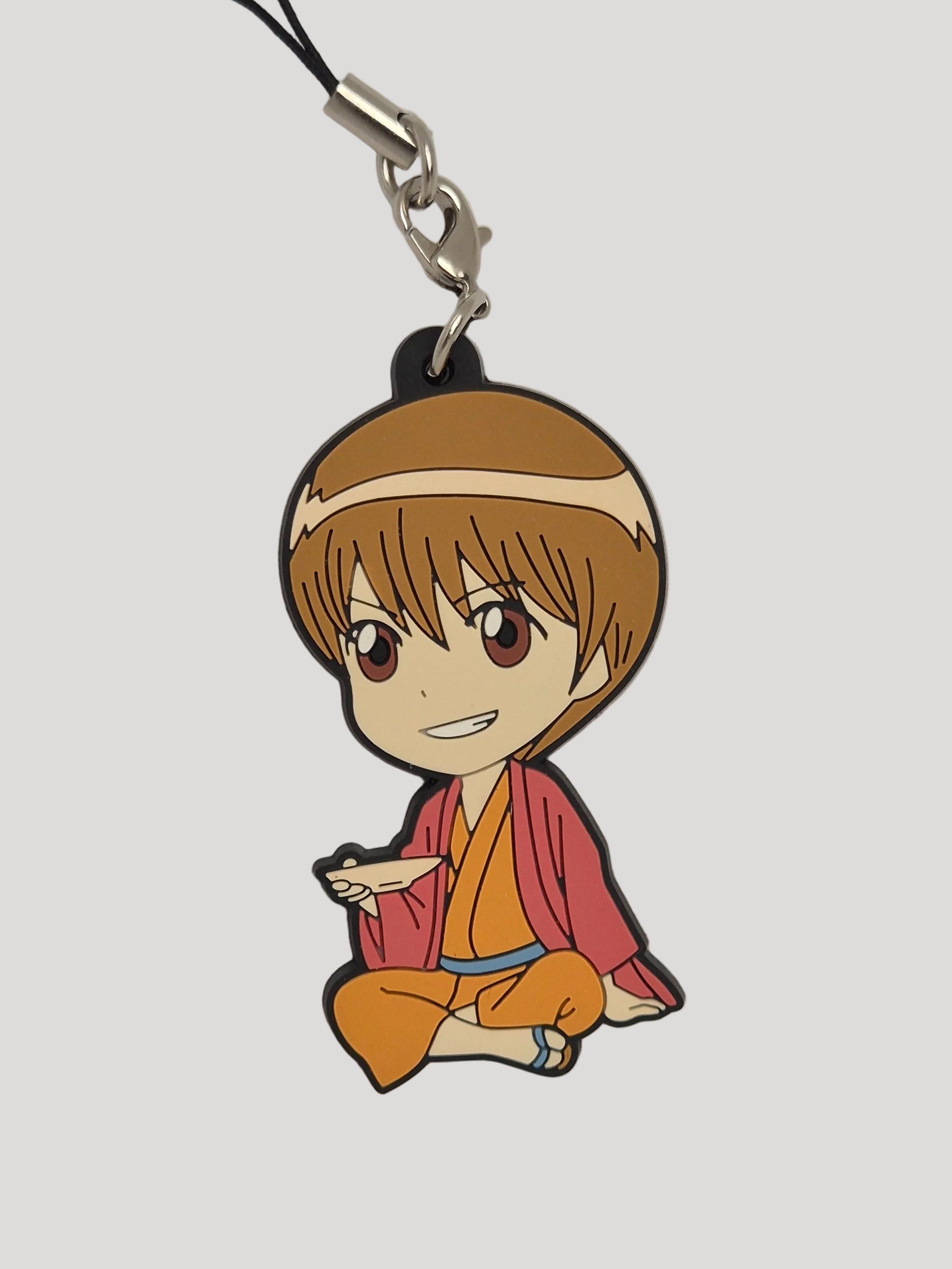 Gintama Okita Sougo Rubber Keychain Gashapon JP
