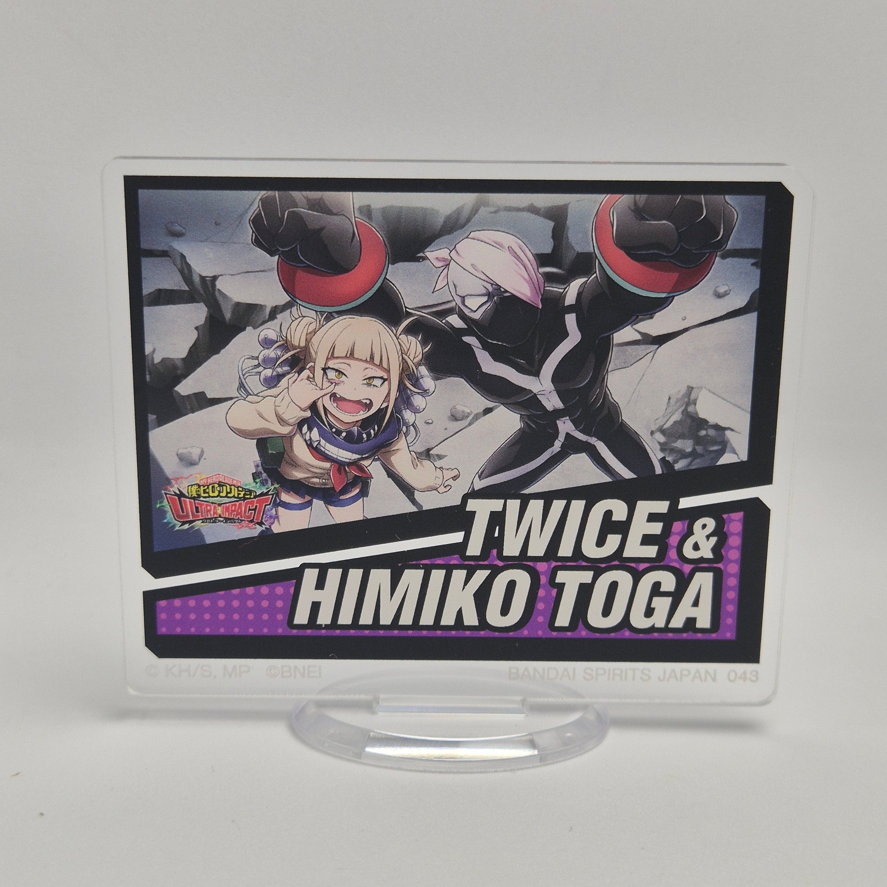My Hero Academia Twice n Toga Ichiban Kuji Acrylic Stand