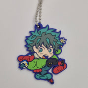My Hero Academia Midoria Deku Banchouko Rubber Keychain