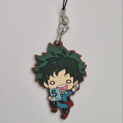 My Hero Academia Midoria Deku Anime 5th Annniversary Nitotan Rubber Keychain 2