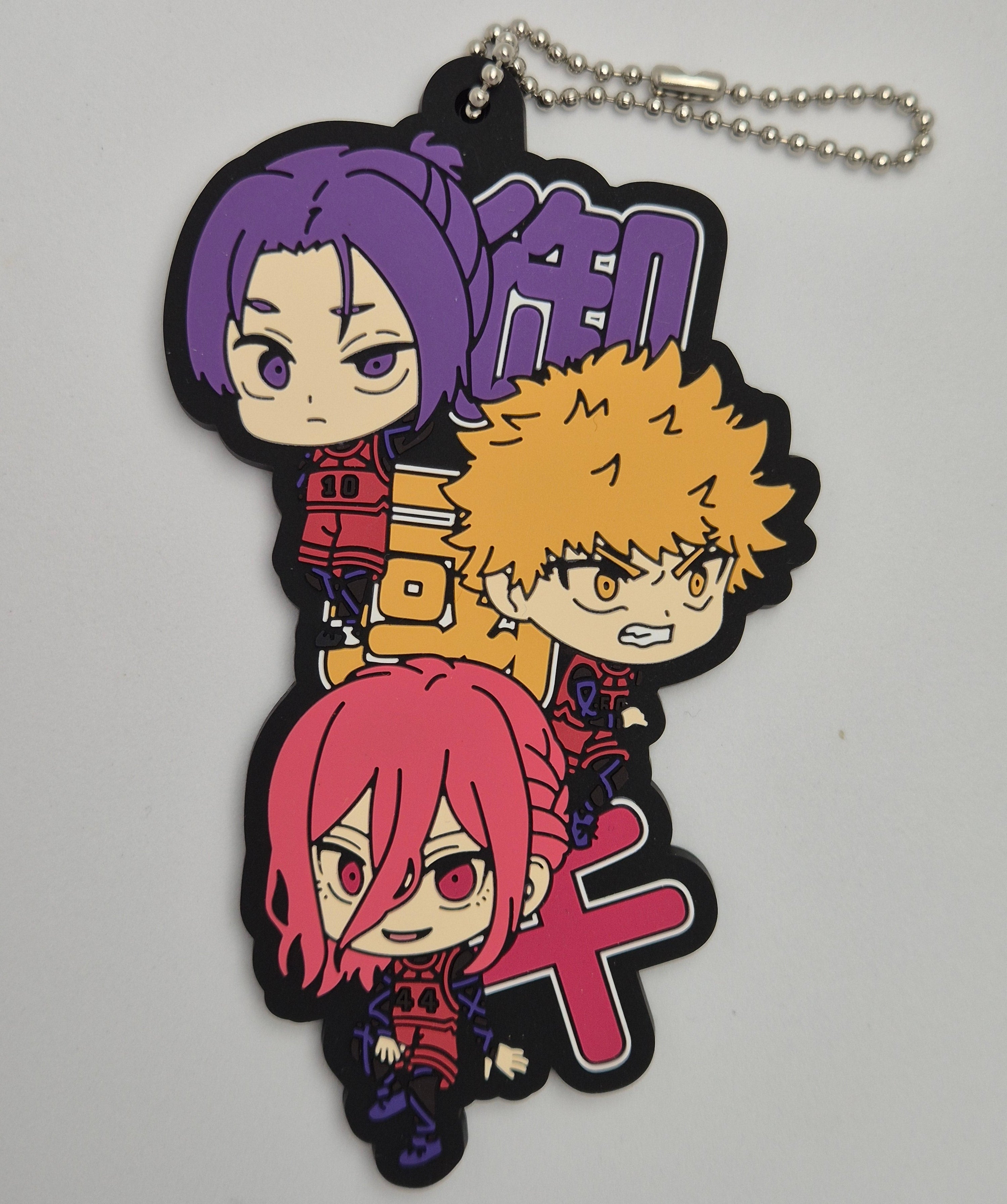 Blue Lock Gakkara Character Rubber Keychain Gashapon