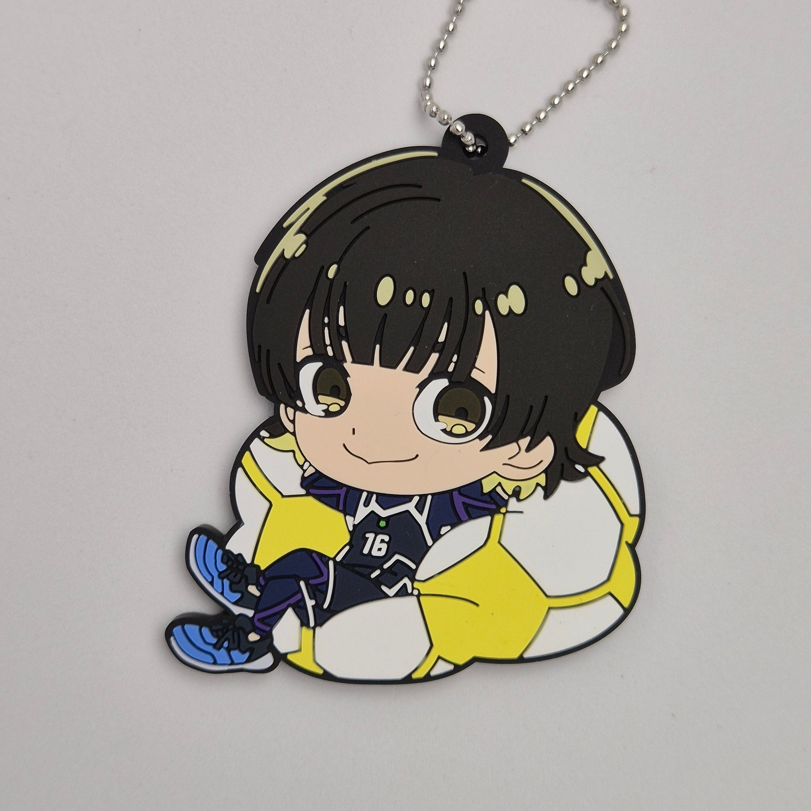 Blue Lock Chirukotto Rubber Character Keychain