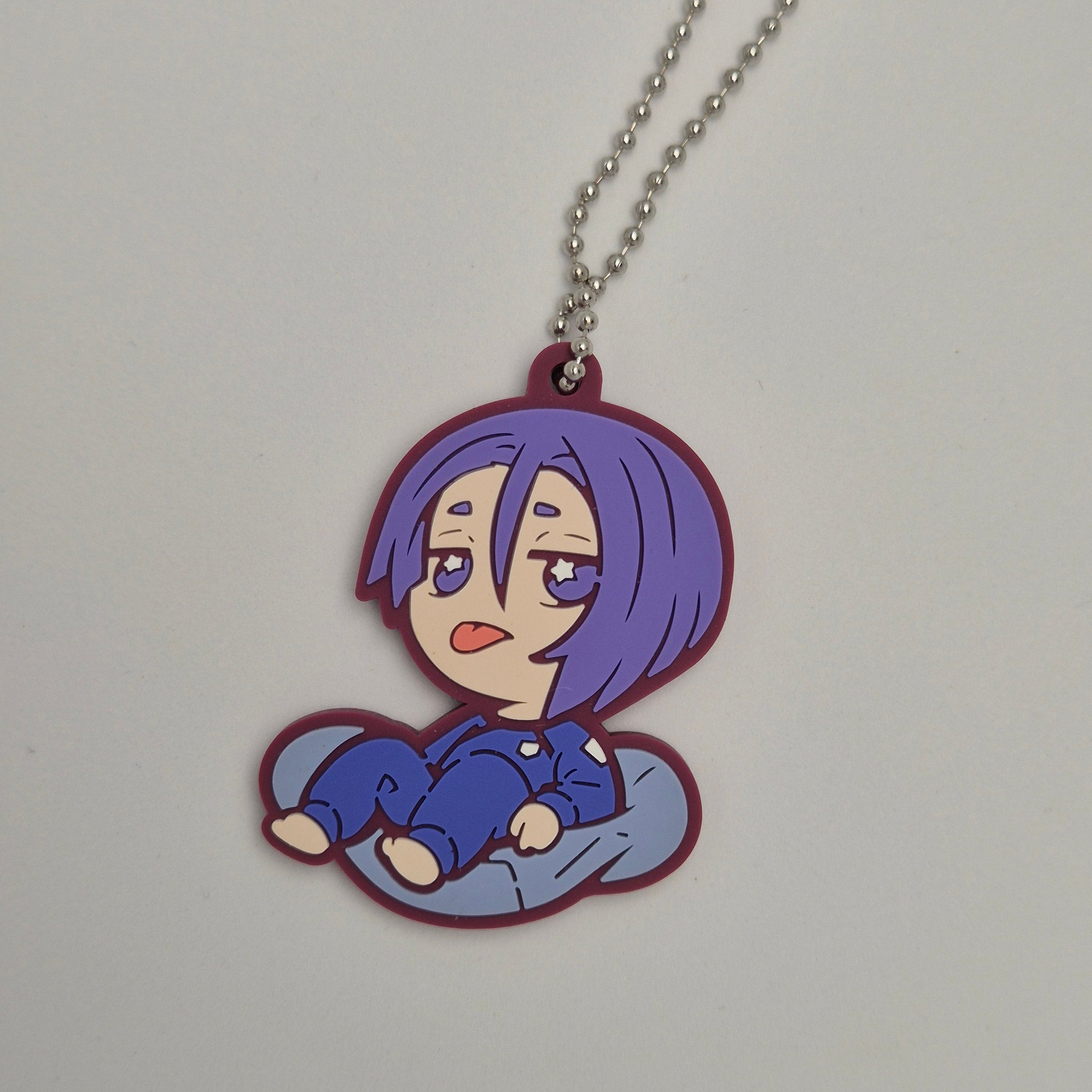 Blue Lock Character Banchoukou Rubber Keychain Gashapon