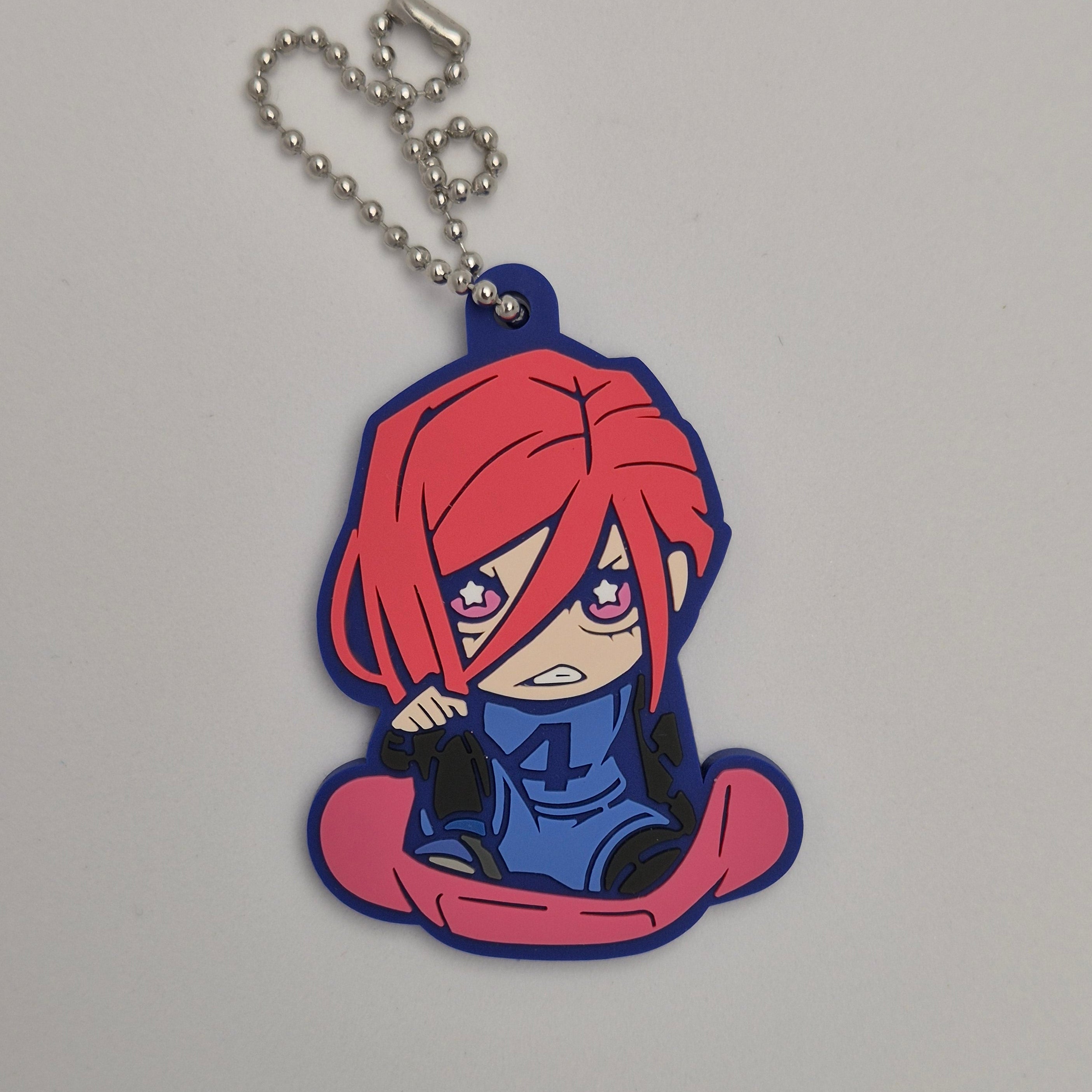 Blue Lock Character Banchoukou Rubber Keychain Gashapon vol.2