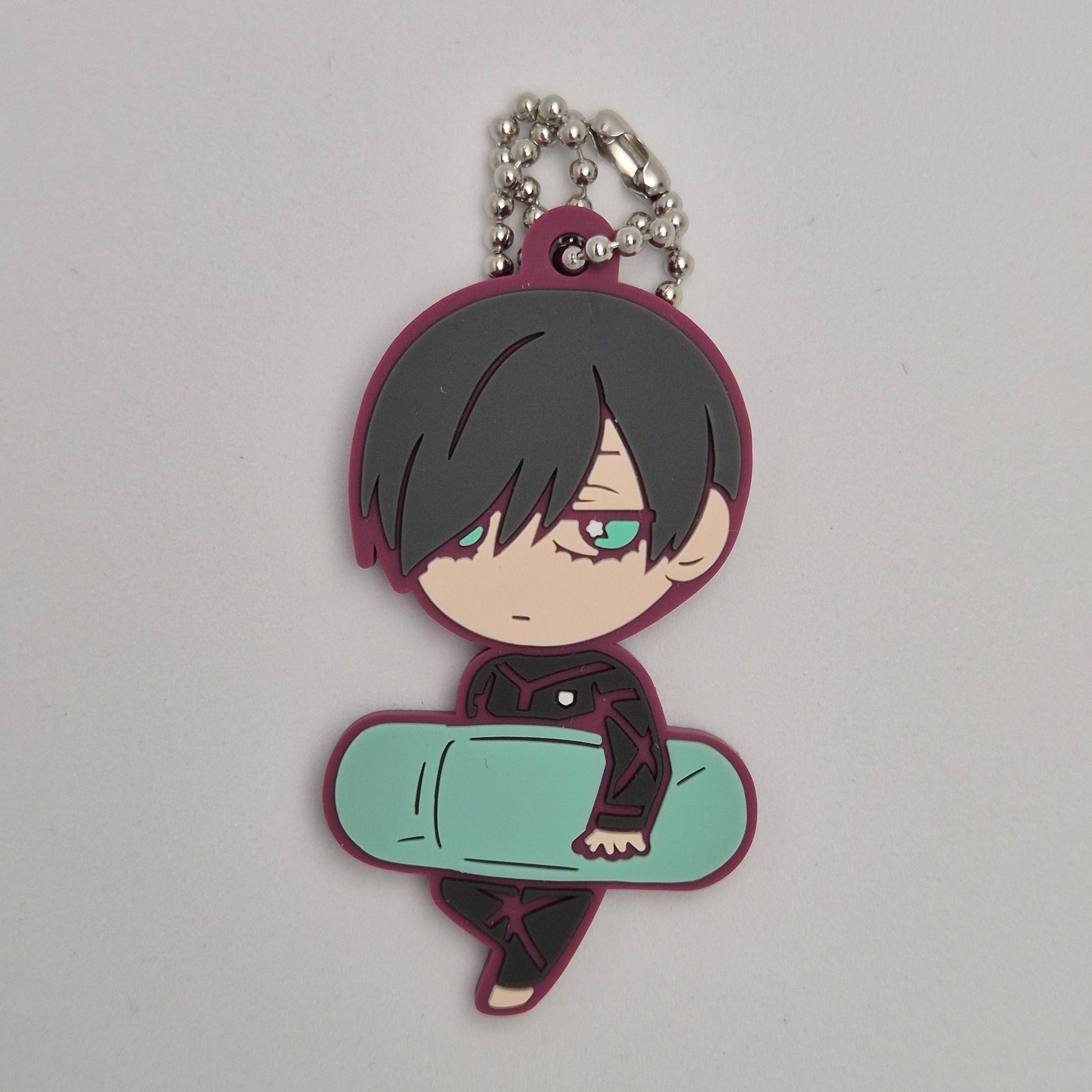 Blue Lock Character Banchoukou Rubber Keychain Gashapon
