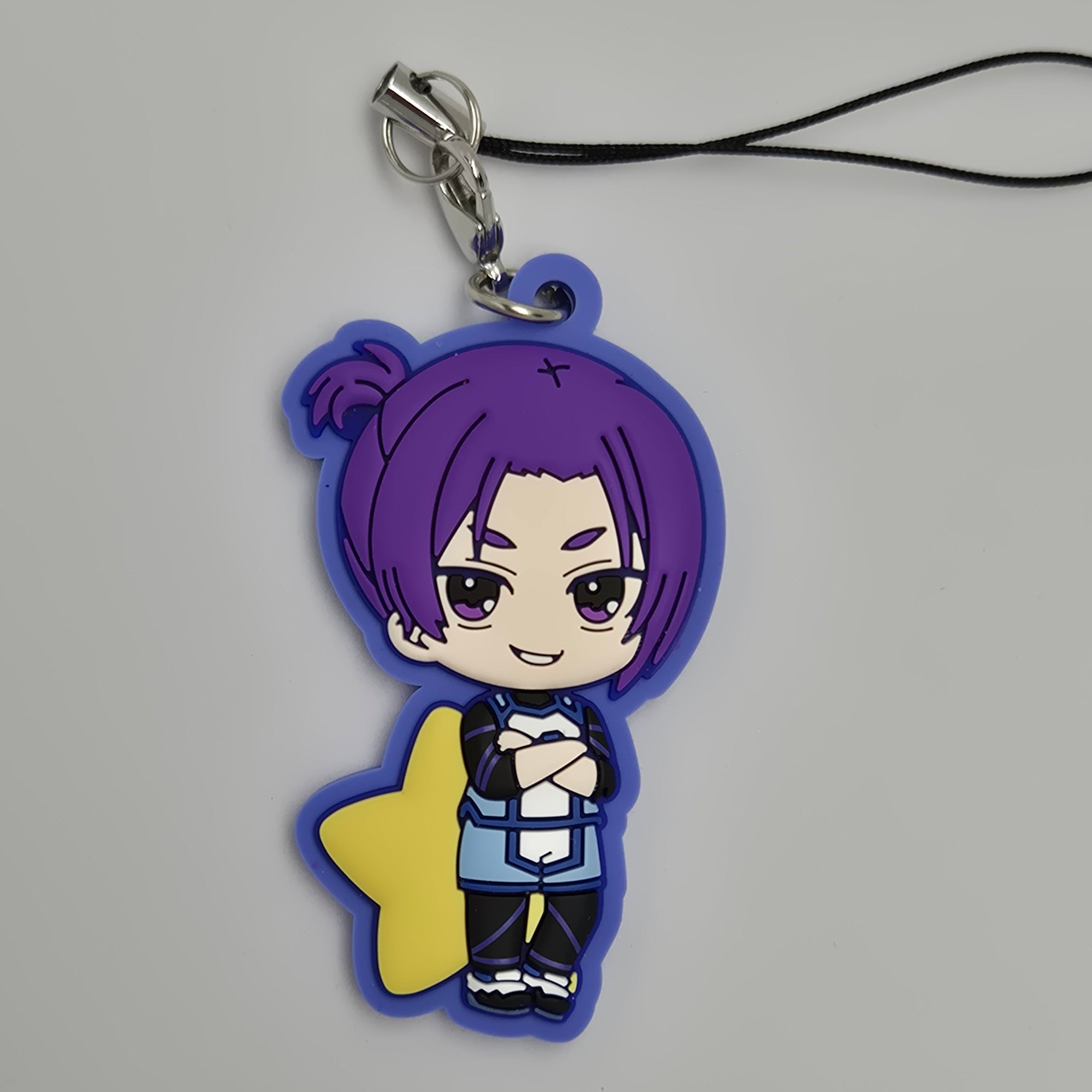 Blue Lock With The Stars Semi 3D Character Rubber Keychain Gashapon